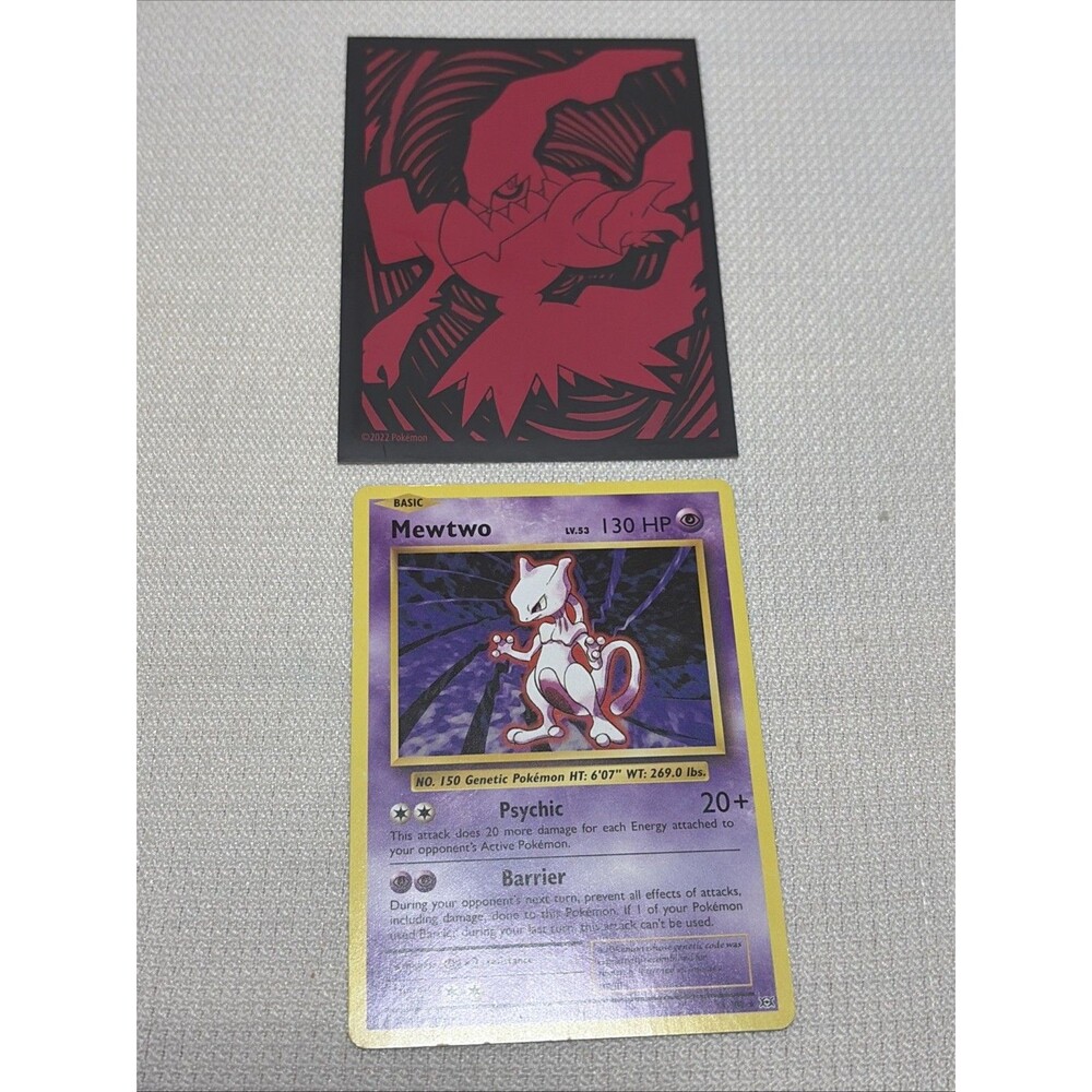 Pokémon Mewtwo Holo RARE XY Evolutions 51/108 NM in sleeve